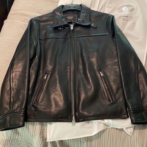 NWOT Coach Black Leather Jacket